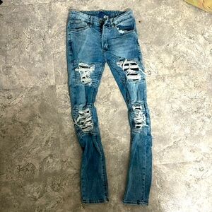 H&M Skinny Ripped Jeans